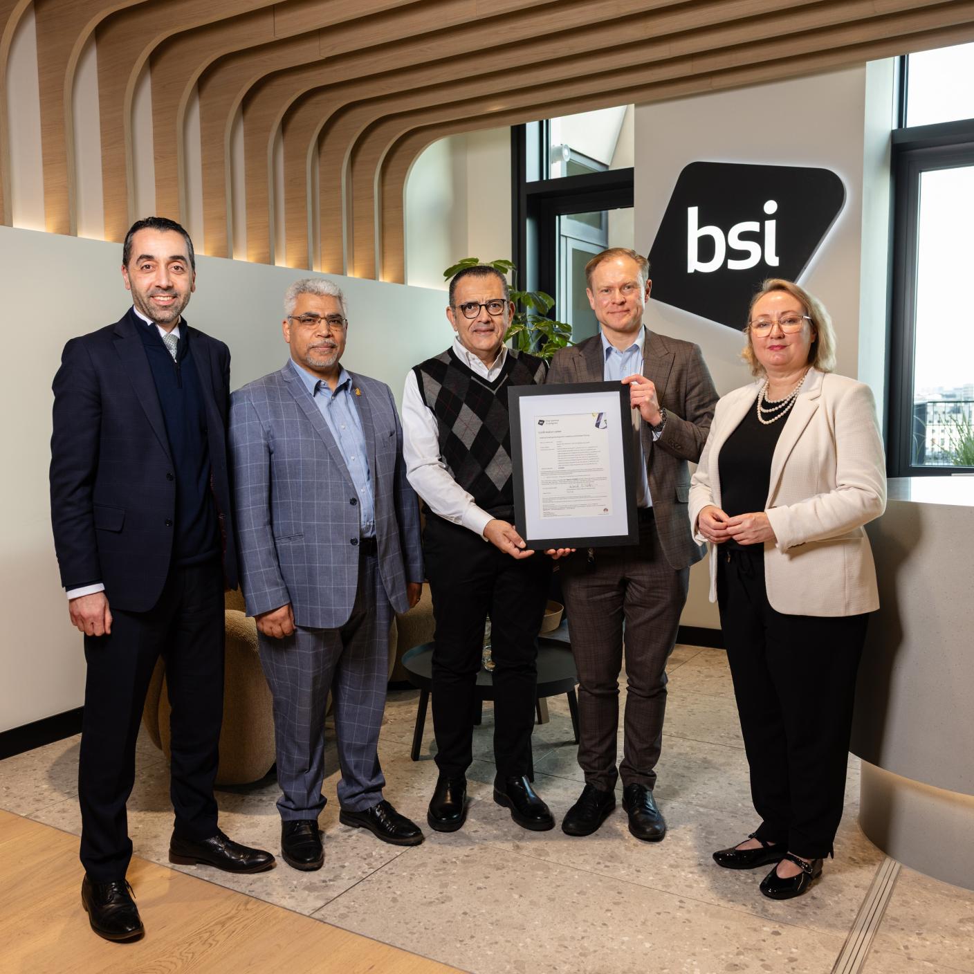iVolution receiving BSI Letter of Confirmation for completing BSI's AI Performance assessment